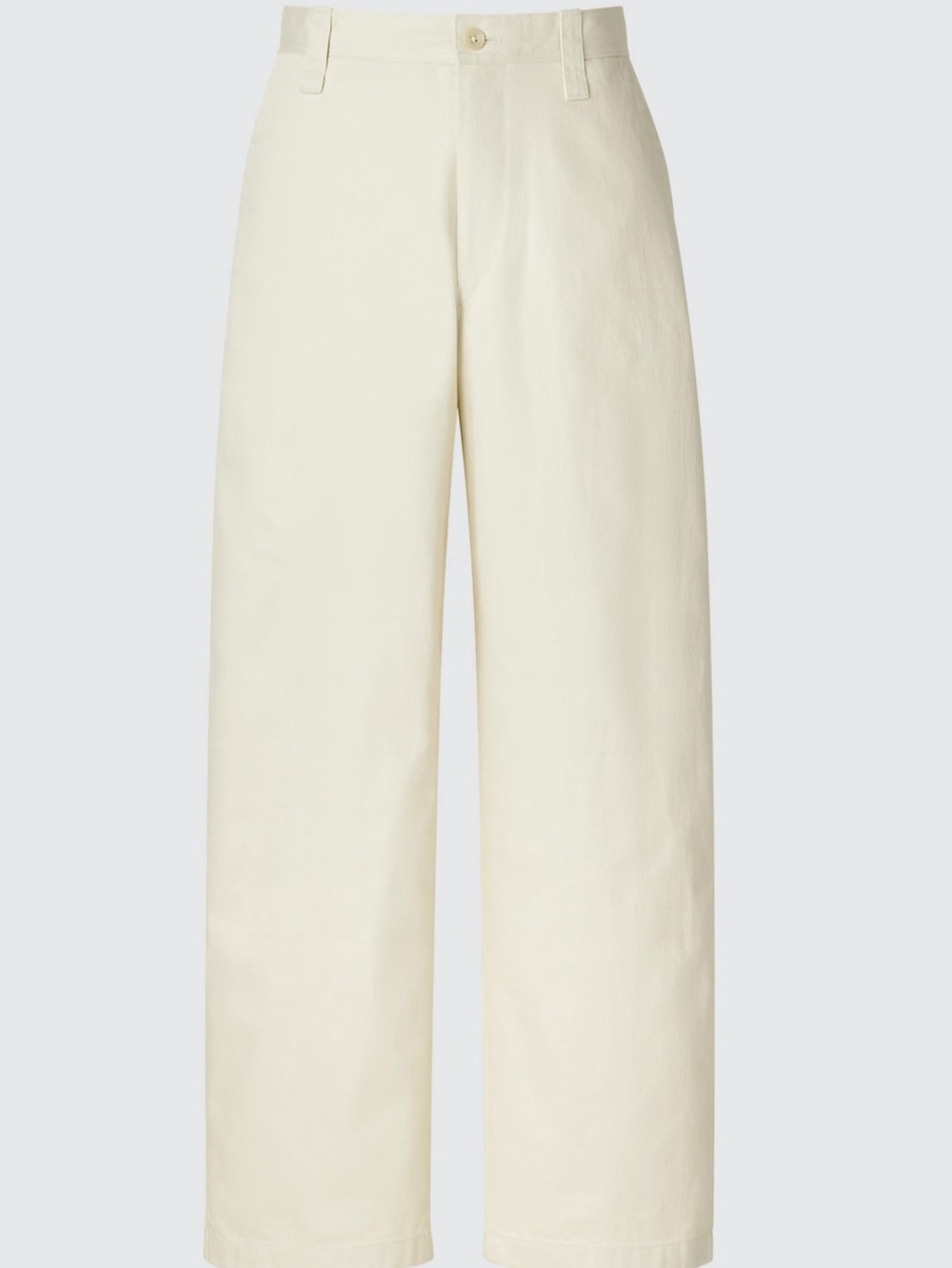 Uniqlo U Wide Fit Chino Pants Sz 29 Natural